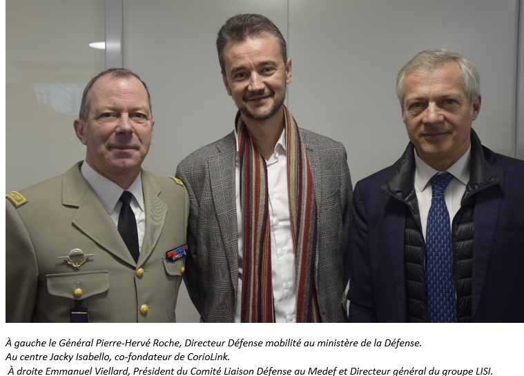 Jacky Isabello représente le Medef  à la 4ème édition du parcours « Défense – Entrepreneurs »