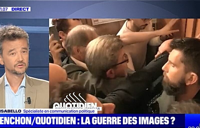 Guerre des images FI / Quotidien et Procès Mélenchon : Décryptage de CorioLink pour « Le Dézoom » d’Aurélie Casse (BFM TV)