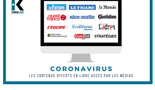Coriolink liste pour vous les contenus offerts en libre accès par les médias en cette période de coronavirus