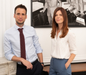 Amélie Lebreton et Pierre Alibert